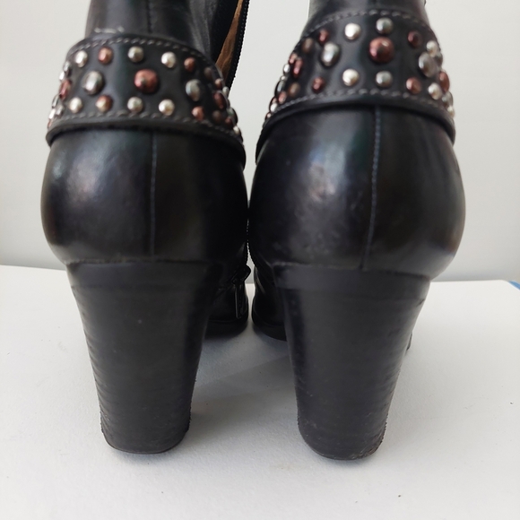 Sofft Black Studded Ankle Booties - Picture 5 of 7